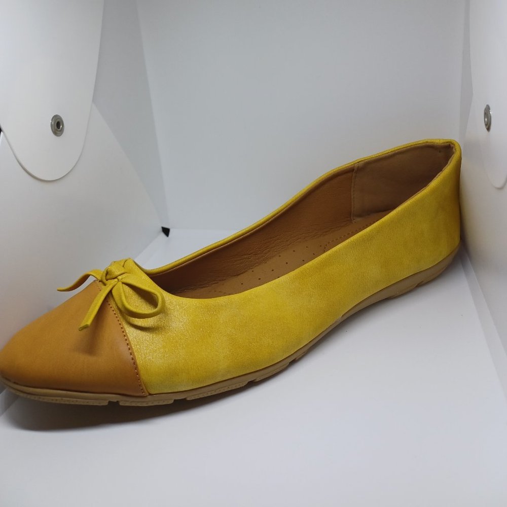CINAK Comfort, Round Toe Ballet Flats